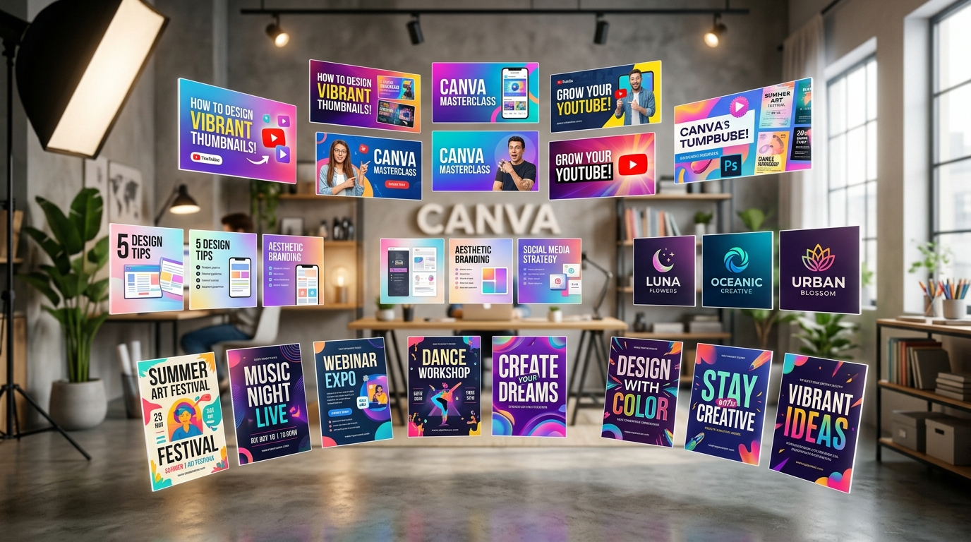 Canva Pro Premium Graphic Design Templates Gallery